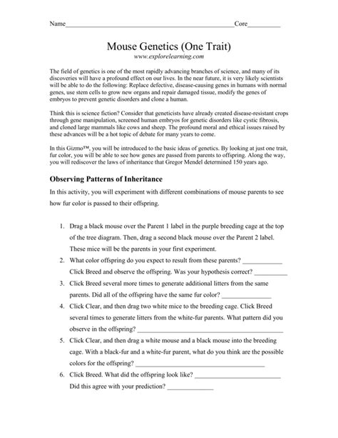 Image result for Mouse Genetics