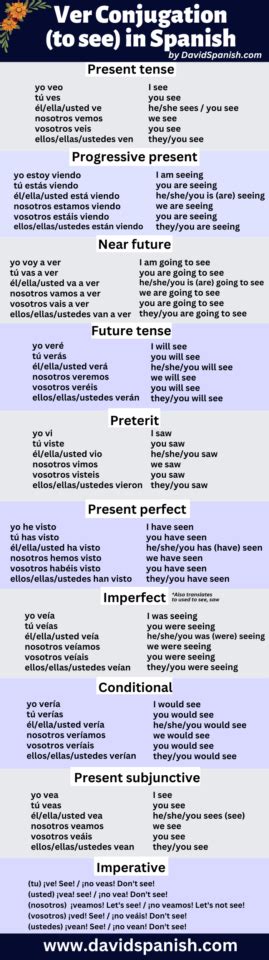 Ver Conjugation: How To Conjugate To See In Spanish