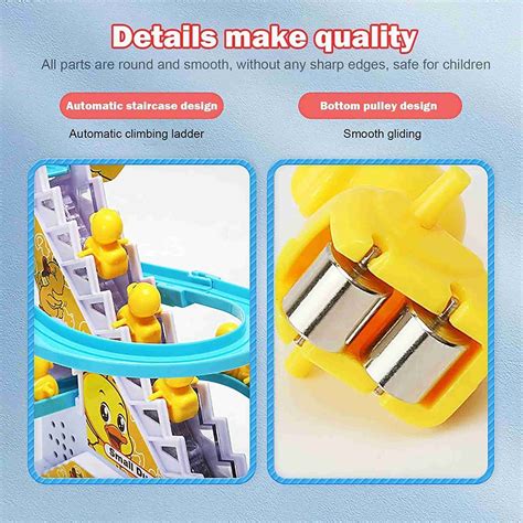 KAVANA Electric Small duck road toys For KIds, LED flash lights and ...