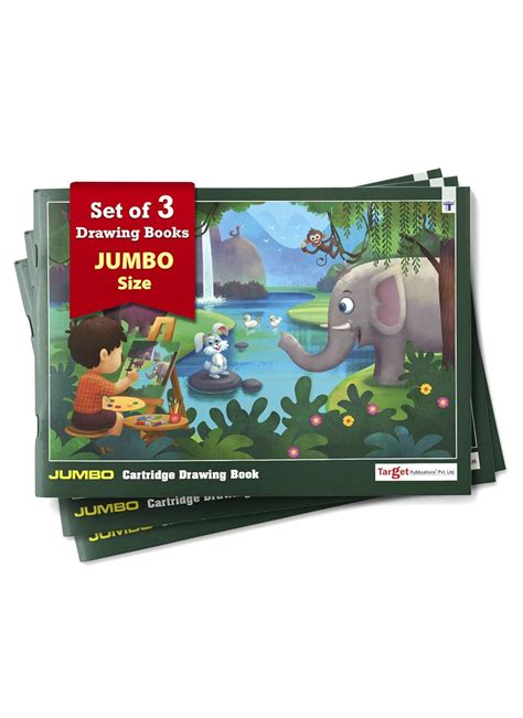 Jumbo Drawing Book for Kids, Artists | Big Plain Sketch Pad for Artists ...
