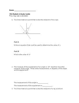 7th Grade Math Study Guide 的图像结果