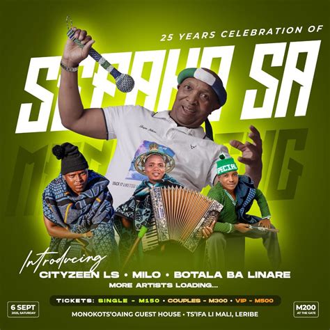 25 celebration of Sefako Sa Menoaneng , Hlotse Leribe, Maseru, 6 ...