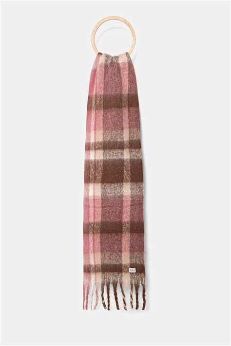 Pepe Jeans szalik damski kolor różowy wzorzysty PL1100011 | Answear.com