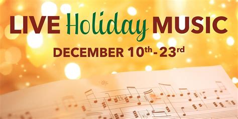 Live Holiday Music at Citrus Plaza and Mountain Grove Food Courts 2023 ...