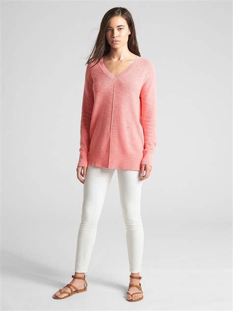 Pullover V-Neck Sweater Tunic | Gap