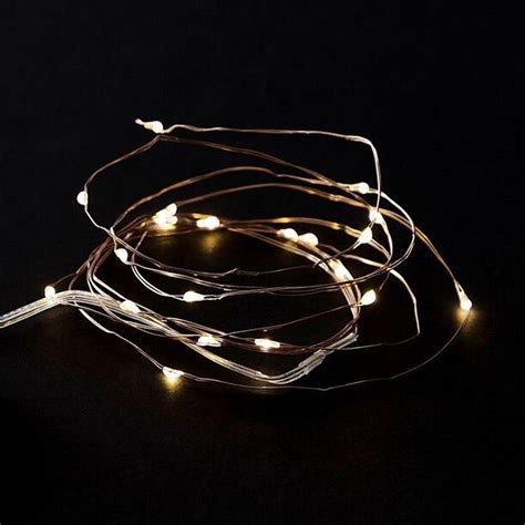 20 LED Wine Bottle Cork Lights Copper Wire String Lights, Battery ...