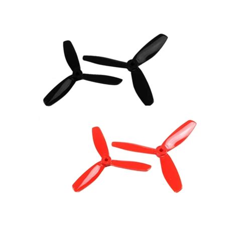 5045 Tri-Blade Propeller Set CW & CCW - Black & Red – REES52
