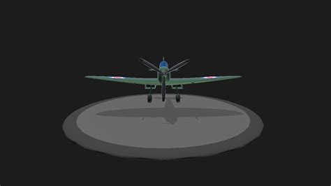 Image result for Spitfire Plane Simple
