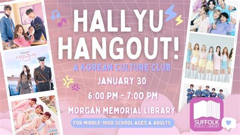 Hallyu Hangout!: A Korean Culture Club, Morgan Memorial Library ...