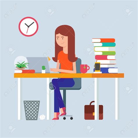Busy Office Woman Clip Art 的图像结果