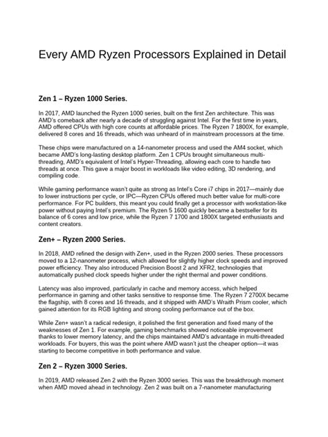 Image result for Ryzen Processors Explained