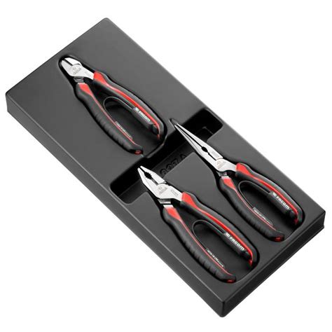 MOD.CPEA0PB Facom | Facom MOD.CPEA0PB 3-Piece Plier Set, Straight Tip ...