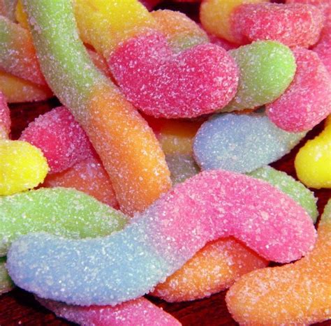 Colorful Gummy Candy Assortment | Pinkie aesthetic, Gummy worms ...