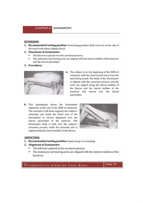 Image result for Goniometry Exercises