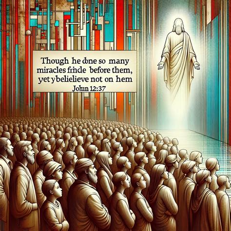 What does John 12:37 mean? | Bible Art