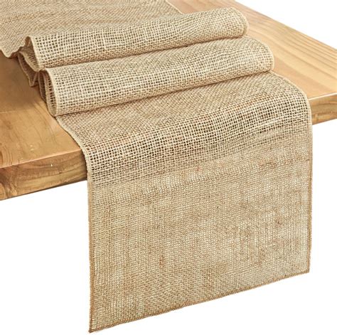Amazon.com: Letjolt Burlap Table Runner 12x72 Inches Farmhouse Table ...