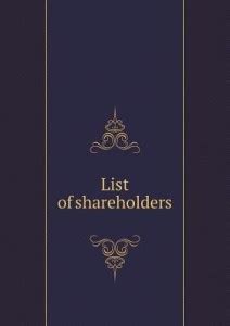 List of shareholders: Buy List of shareholders by Canada Grand Trunk ...