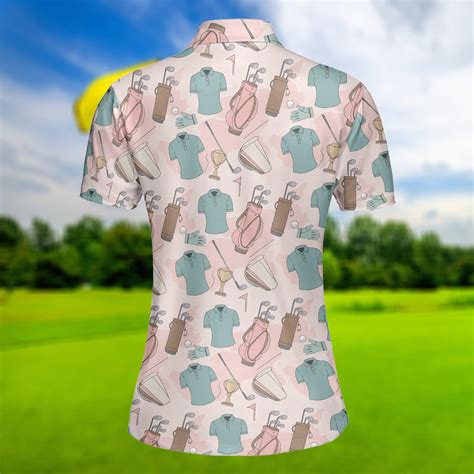 Pink Golf Polo Shirt: Women's Slim Fit Pique Knit - Etsy