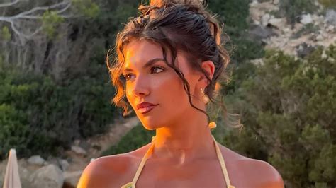 Love Island's Samie Elishi wears barely-there crochet bikini top as she ...