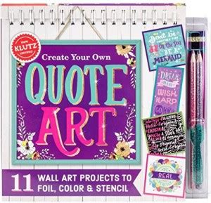 Klutz Create Your Own Quote Art Book Kit- - Create Your Own Quote Art ...