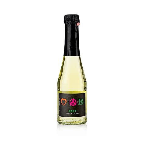 Riesling sparkling wine Piccolo, dry, 12.5% vol., Emil Bauer, 200 ml ...