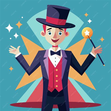 Magician Clip Art Vector Design Work | Premium AI-generated vector