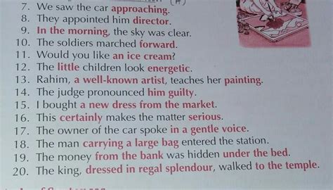 Objecuve Complement.B. Separate the subject and the predicate in these ...