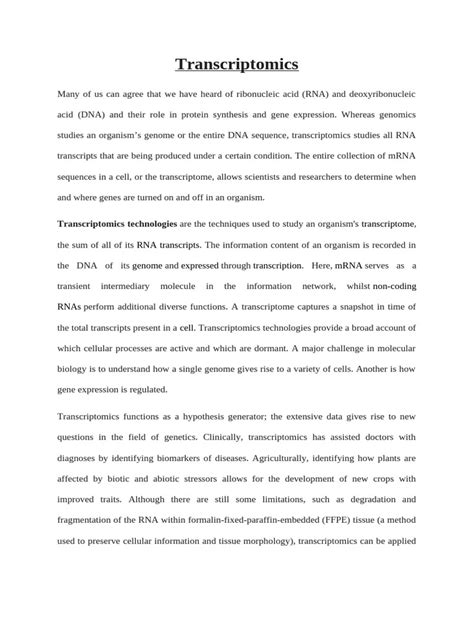 Understanding Transcriptomics 的图像结果