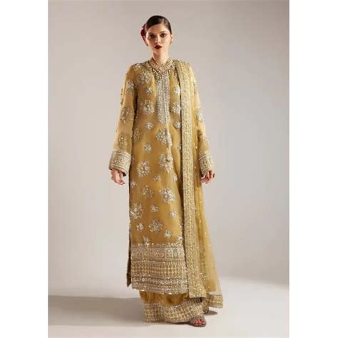 Satin Sheen Gold Marsh Long Shirt and Palazzo