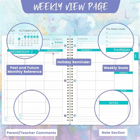 MaaIbok Student Planner 2024-2025 - School Planner 2024-2025 India | Ubuy