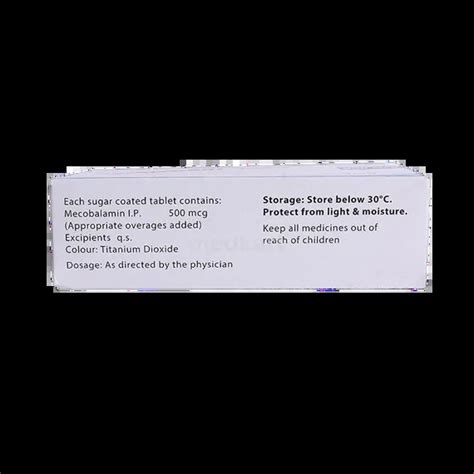 Buy Methycobal Tablet Online at Best Price | Medkart