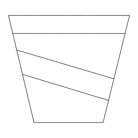 Vector empty flower pot isolated on white background. | Premium Vector