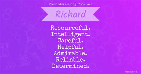 The hidden meaning of the name Richard | Namious