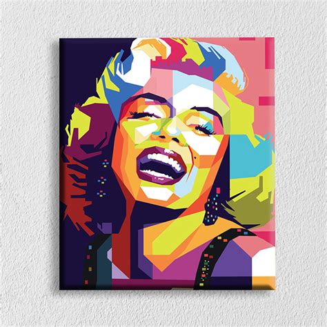 Marilyn Monroe Potrait Canvas – Myindianthings