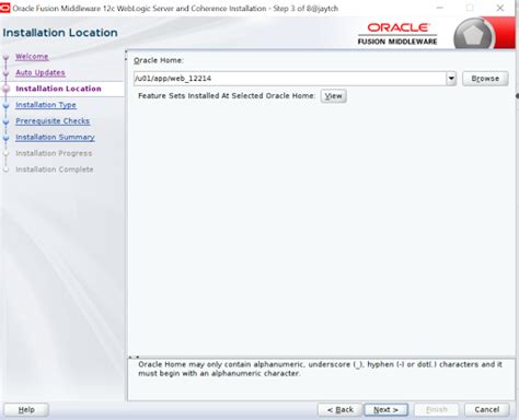 WebLogic Installation 12.2.1.4.0 的图像结果