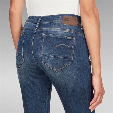 Arc 3D Mid Skinny Jeans | Women | Dark blue | G-Star RAW®