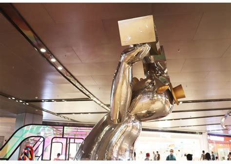 玻璃钢商场艺术造型熊雕塑_玻璃钢动物雕塑 - 杜克实业