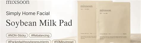 mixsoon Soybean Milk Pad (16ml*3ea) Hydrating Korean Toner Pads with ...