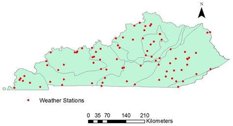 Long-Term Trend Analysis of Precipitation and Air Temperature for Kentucky, United States