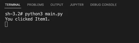 Image result for Create a Menu with Tkinter Python