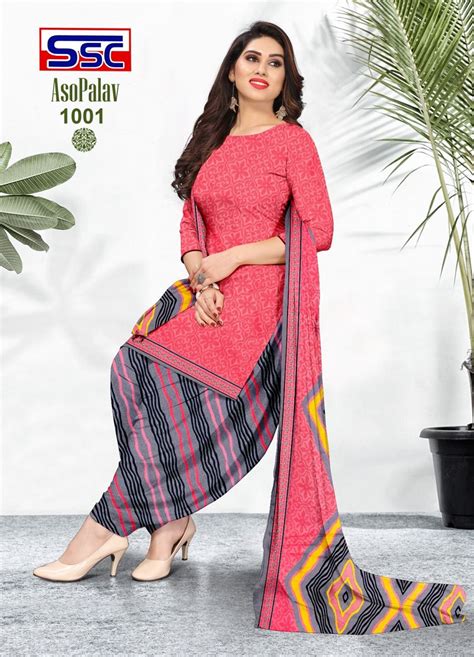 Ssc Asopalav 11 Pure Soft Cotton Printed Dress Material