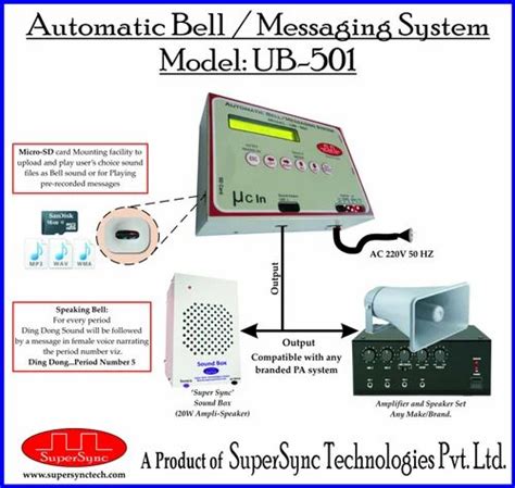 Automatic Bell Ringing Systems - MP3 School Bell Manufacturer from Jaipur