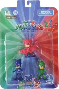 Pj Masks Pencil Toppers Blister 3 (S1) - Owlette, Catboy, Gekko ...