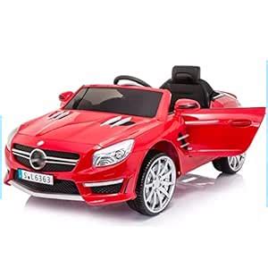 Buy SBT Small Boy Toys MERC Red Battery Operated Ride on car for Kids ...