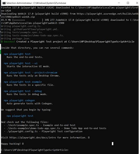 Playwright and TypeScript 的图像结果