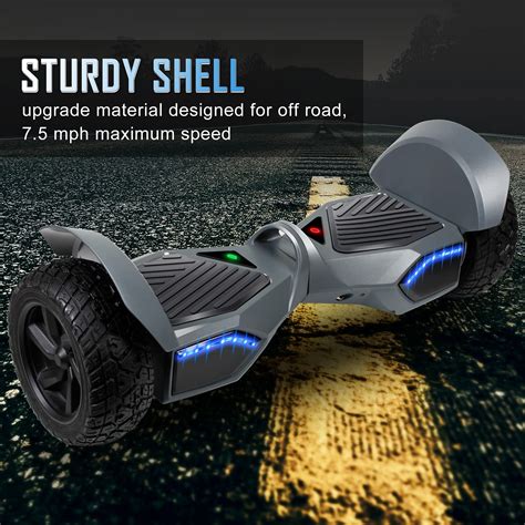 SISIGAD Off-Road Hoverboard, 8.5" Hoverboard, Two-Wheel Self Balancing ...