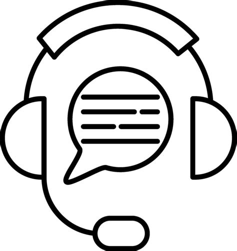 Customer Service Line Drawing Icon 的图像结果