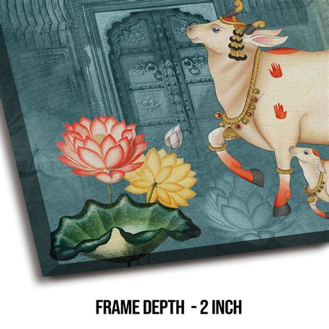 Elegant Pichwai Canvas Painting - Traditional Indian Art for Home Décor ...
