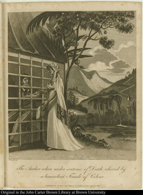 The Author when under sentence of Death relieved by a benevolent Female ...