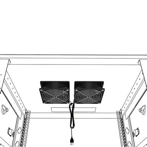 Tupavco Network Cabinet Fan (Dual 2pc Kit) Server Rack India | Ubuy